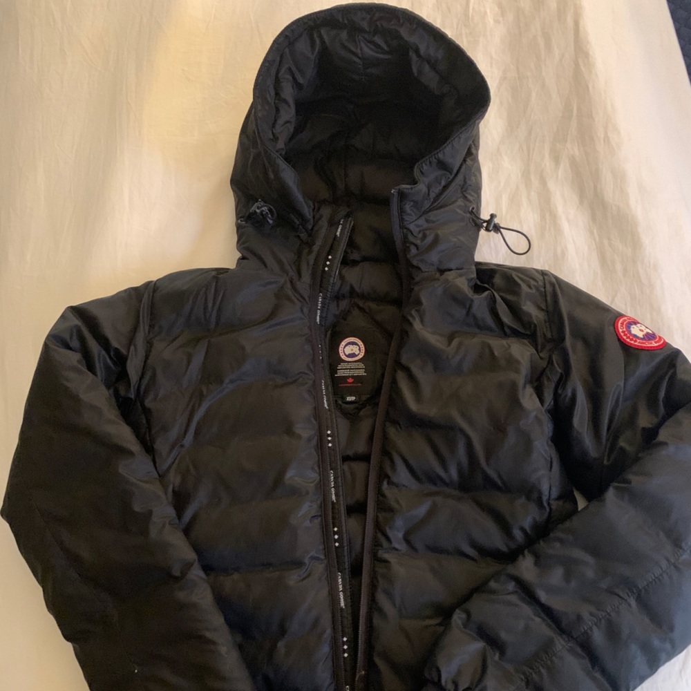 Canada Goose Camp Hooded Jacket, Black XS